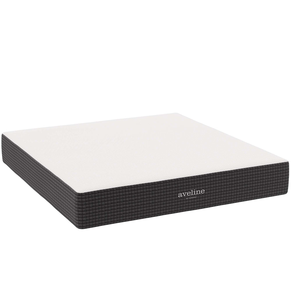 Aveline 12" Memory Foam King Mattress - White