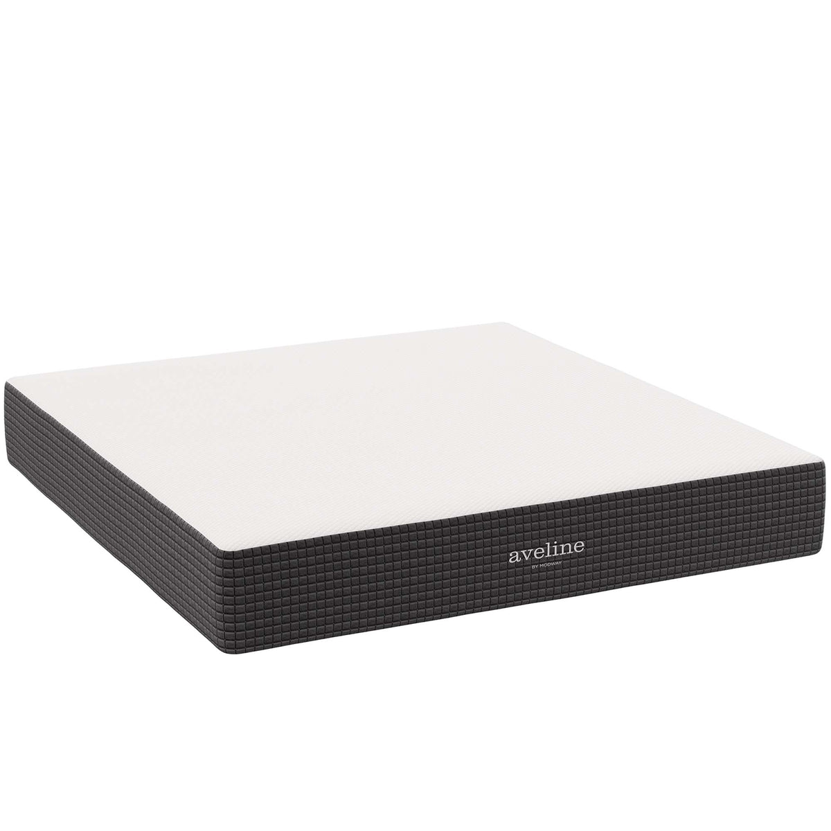Aveline 12" Memory Foam King Mattress - White