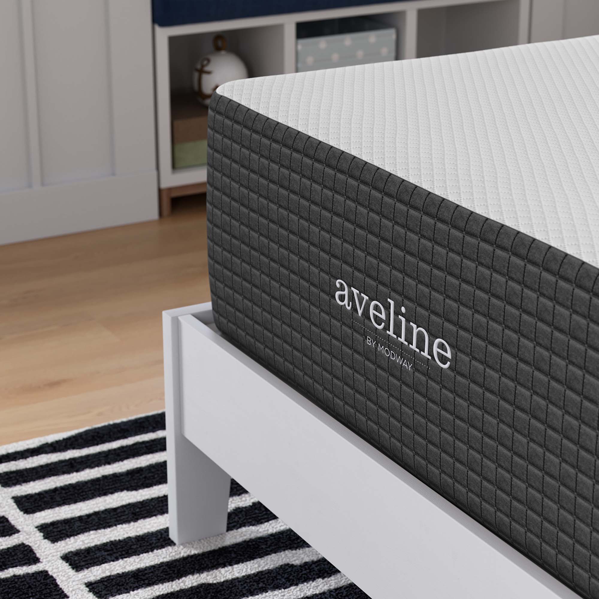 Aveline 14" Memory Foam Twin Mattress - White