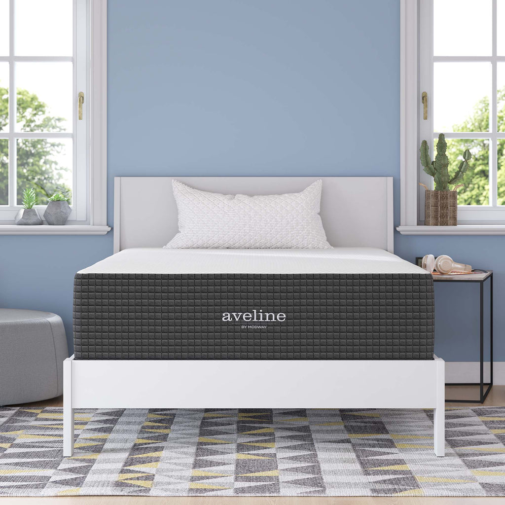 Aveline 14" Memory Foam Full Mattress - White