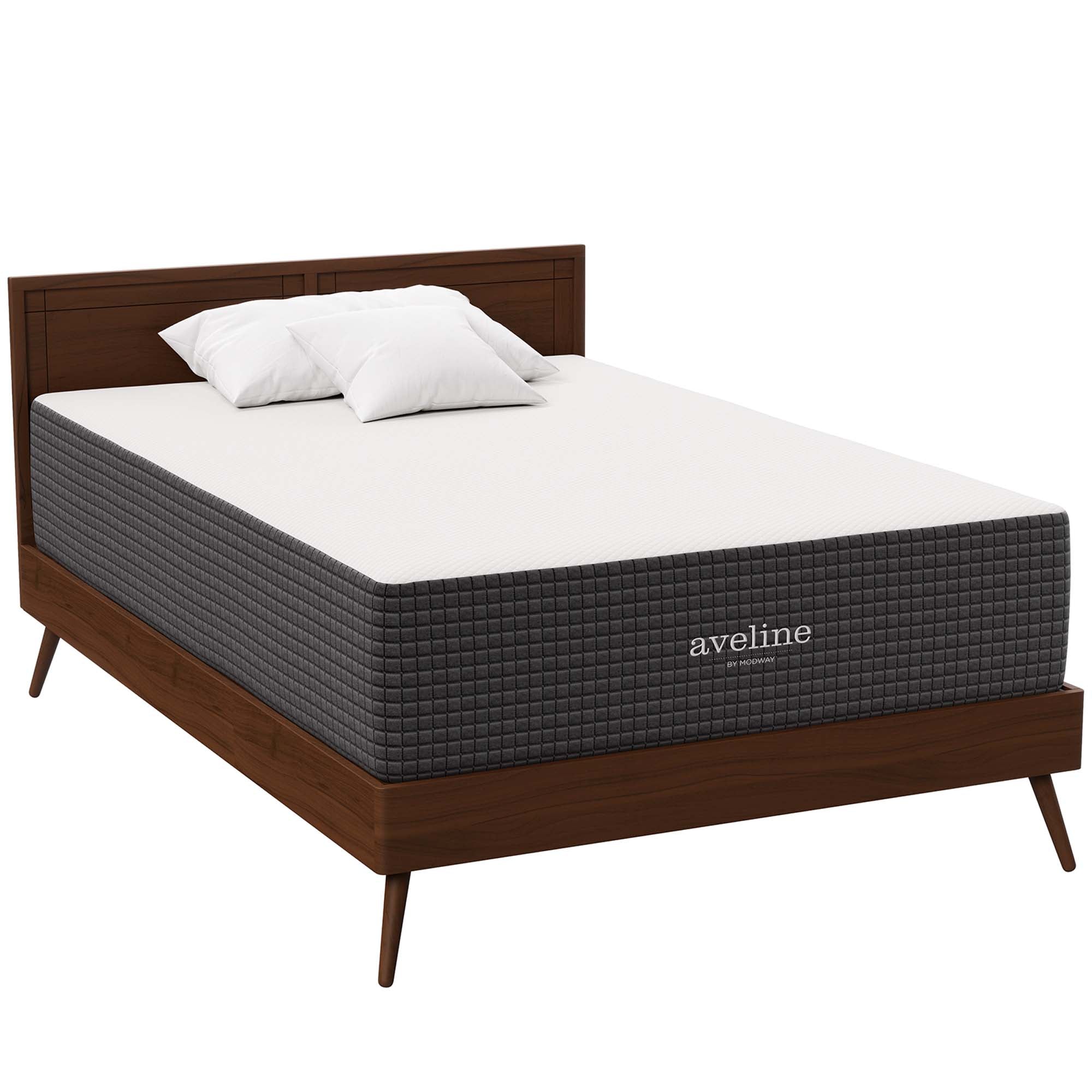 Aveline 14" Memory Foam Full Mattress - White