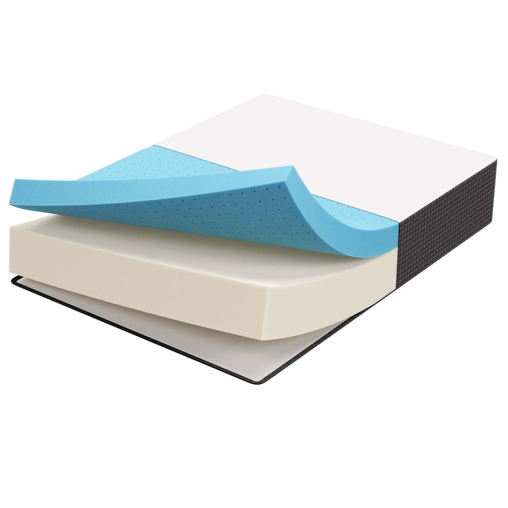 Aveline 14" Memory Foam Full Mattress - White