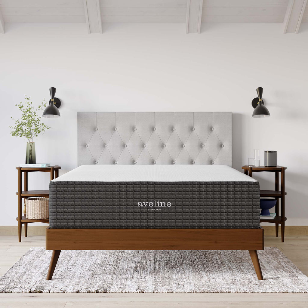 Aveline 14" Memory Foam Queen Mattress - White