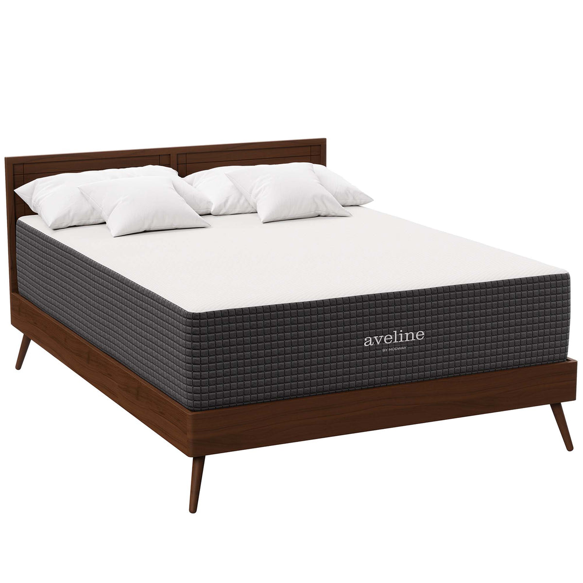 Aveline 14" Memory Foam Queen Mattress - White
