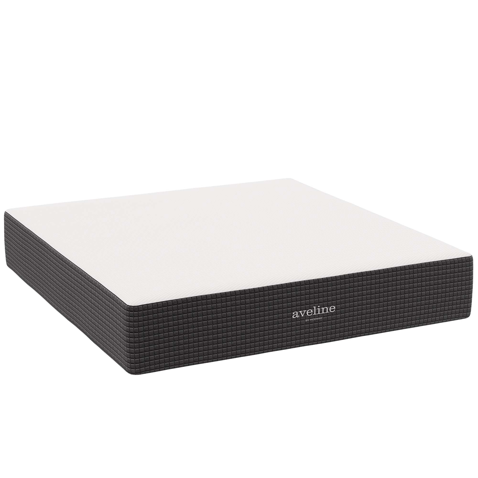 Aveline 14" Memory Foam King Mattress - White