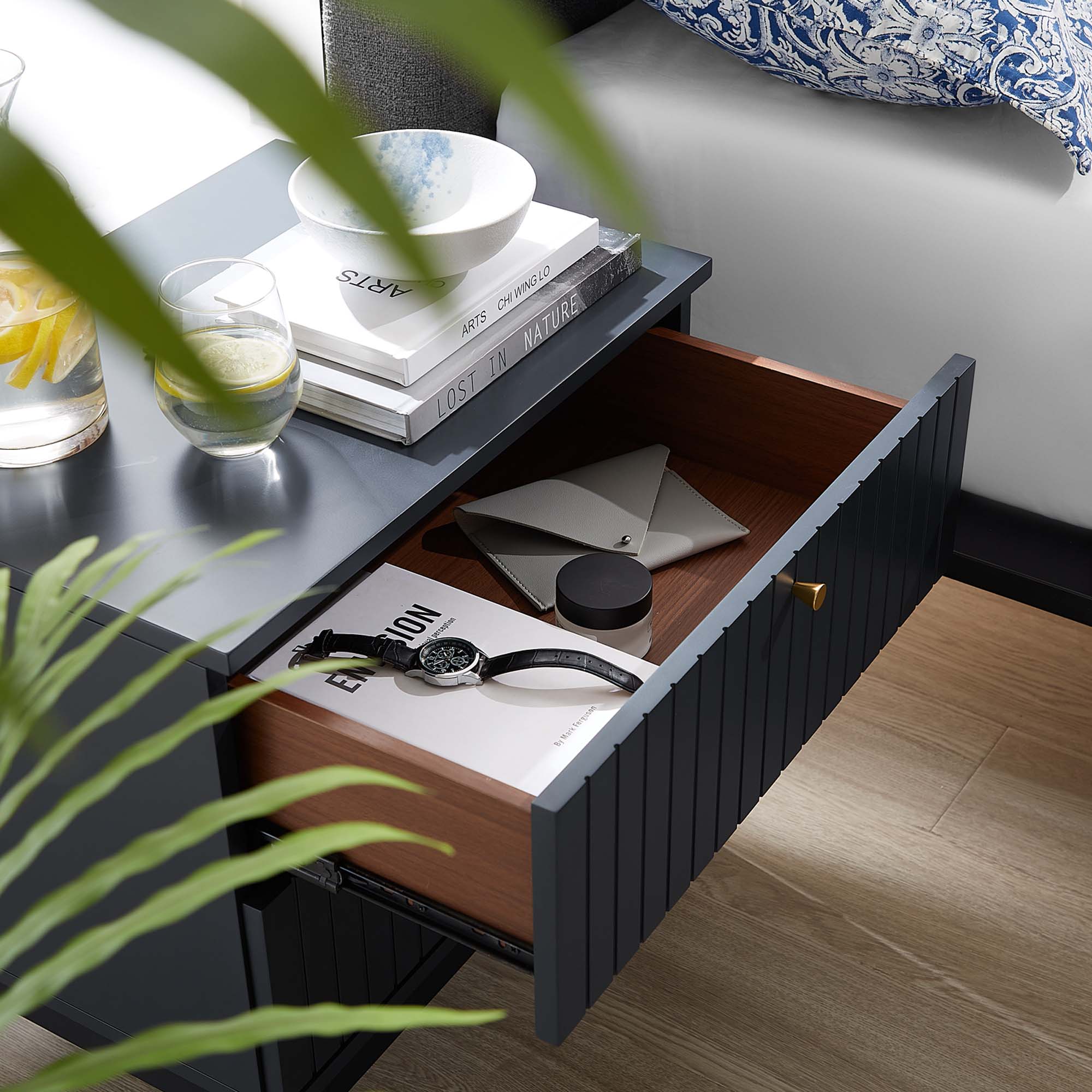 Dakota Nightstand - Blue