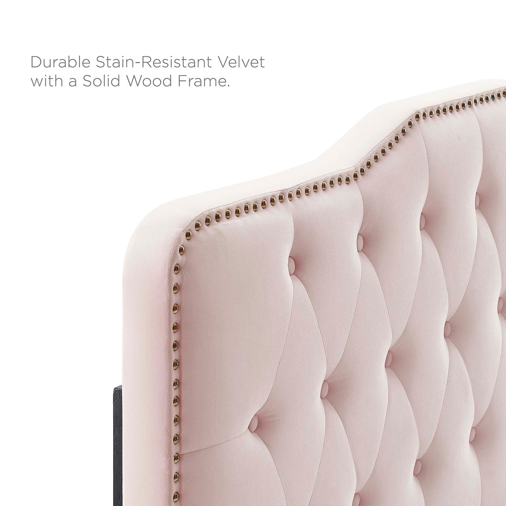 Amber Full Platform Bed - Pink