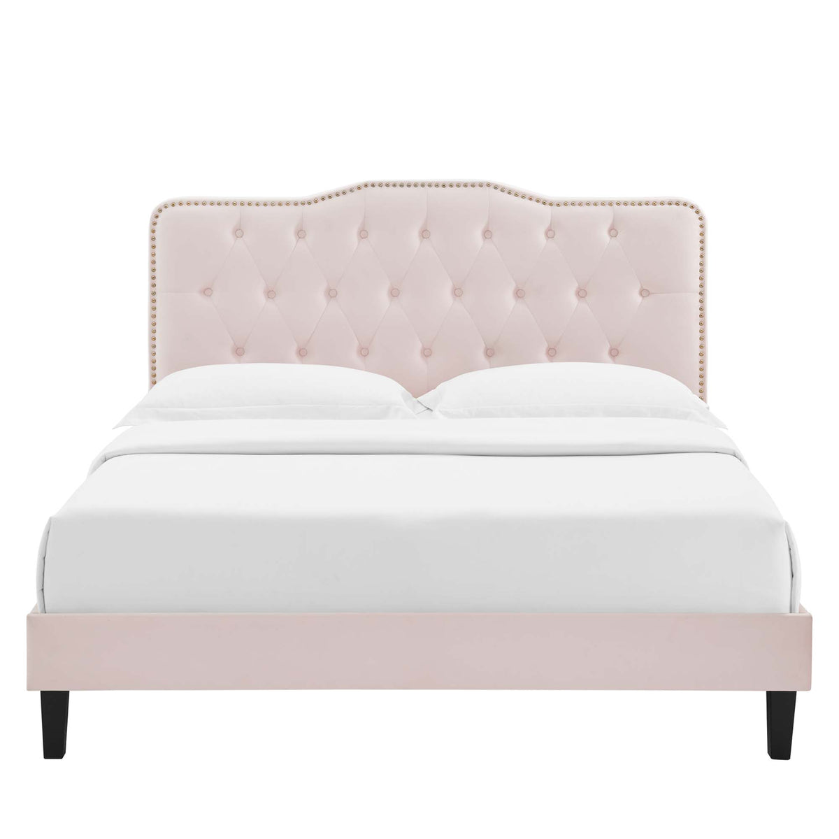 Amber Full Platform Bed - Pink (MOD-6783-PNK)