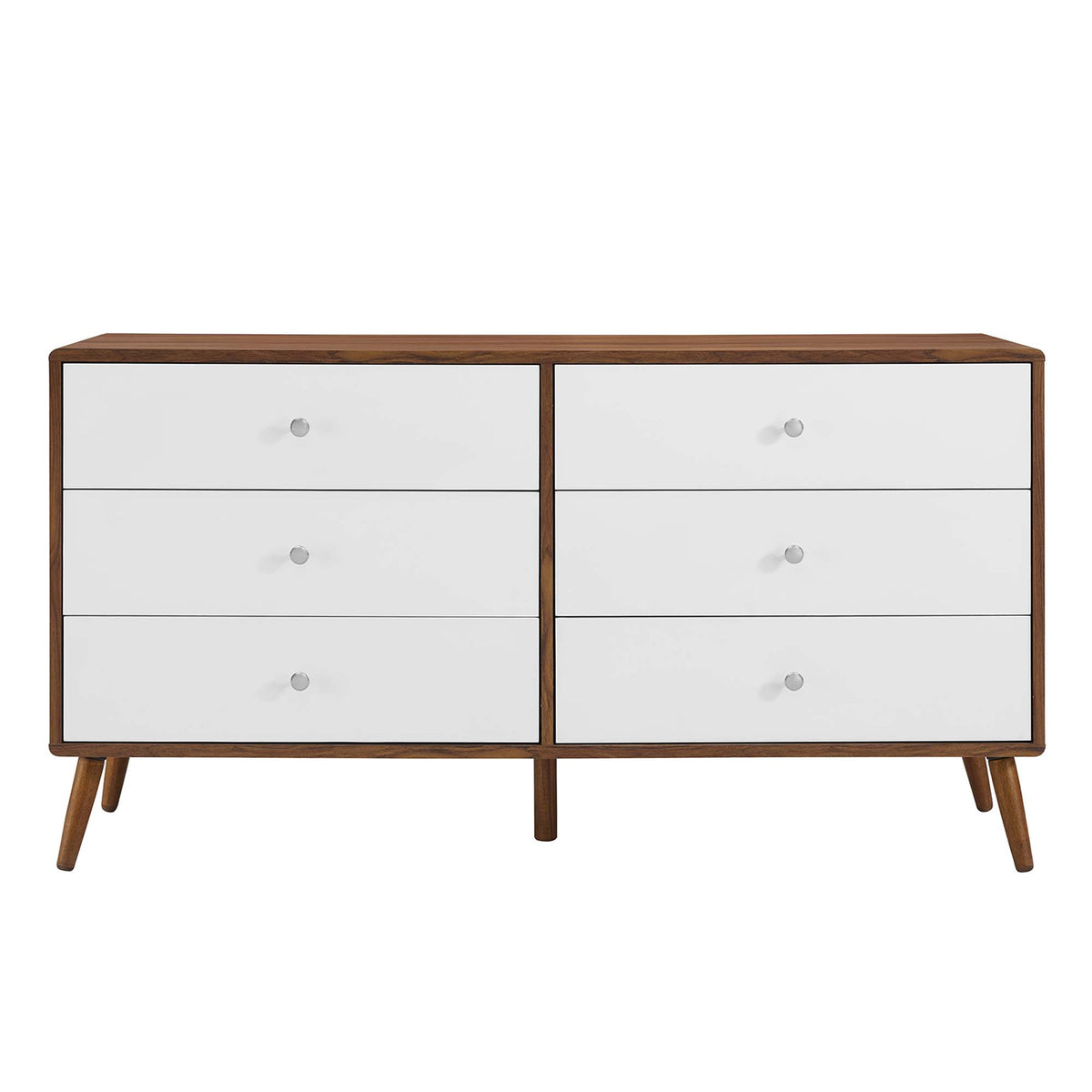 Transmit 60" Dresser - Walnut White
