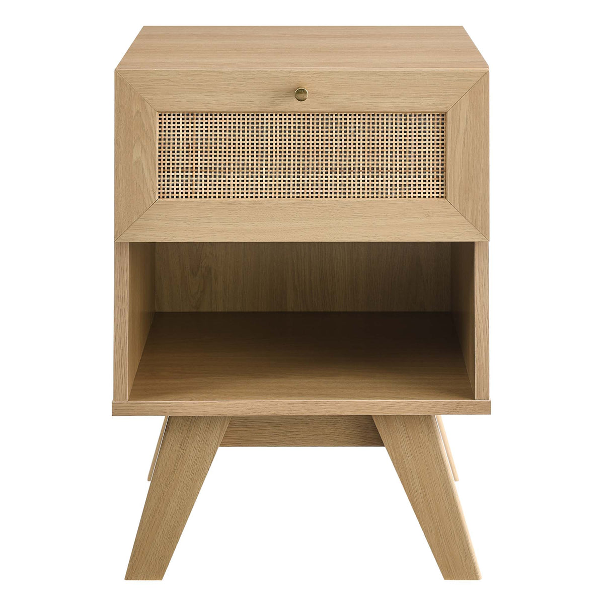 Soma 1-Drawer Nightstand - Oak