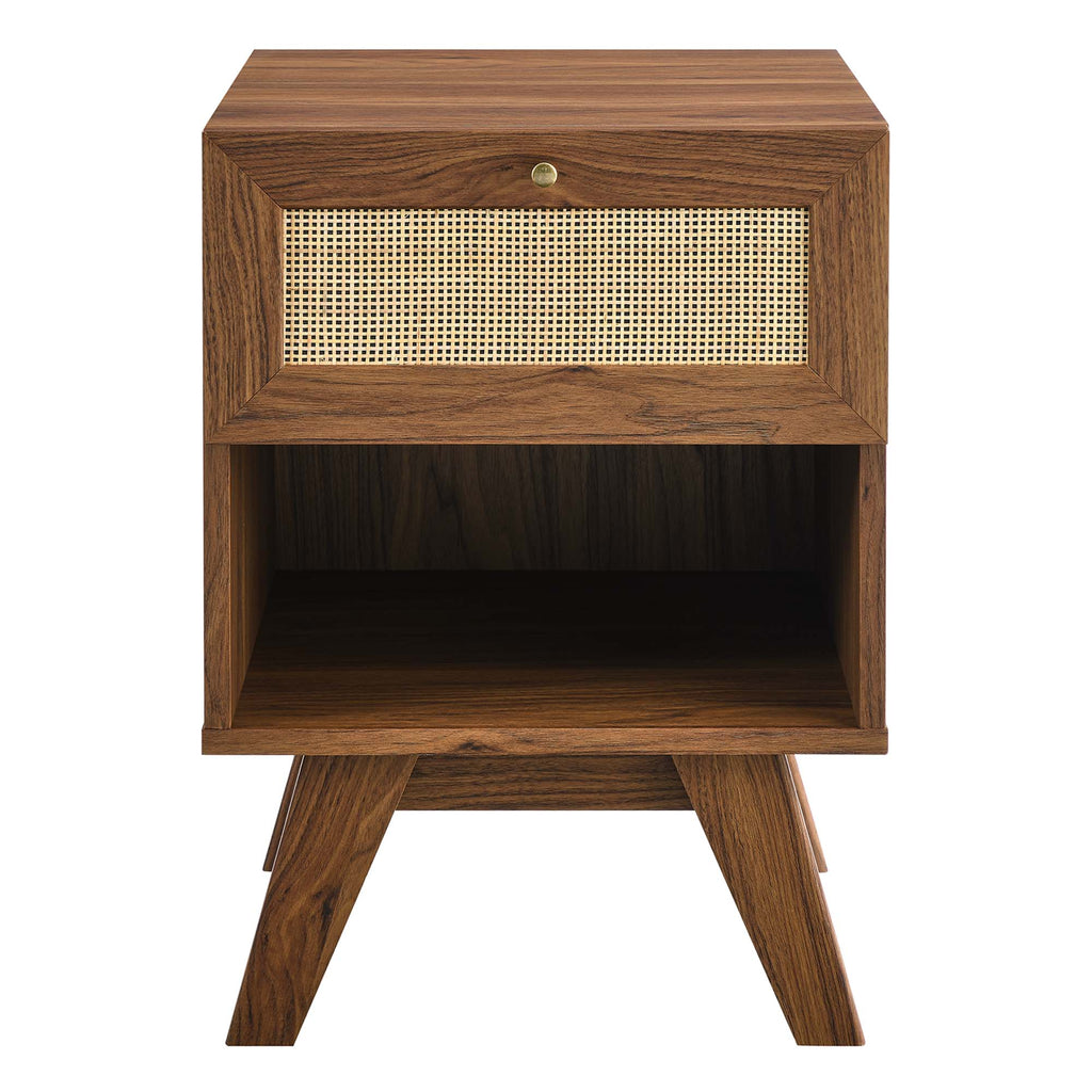 Soma 1-Drawer Nightstand - Walnut