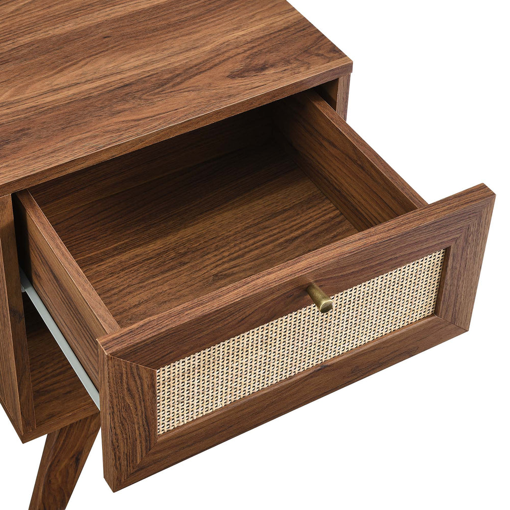 Soma 1-Drawer Nightstand - Walnut