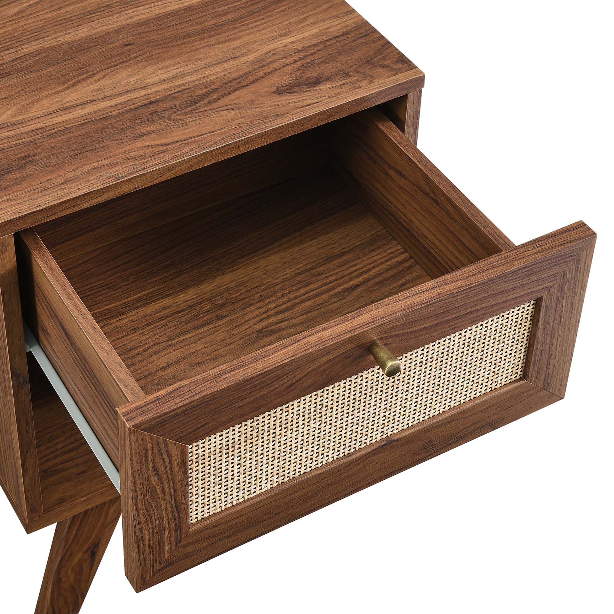 Soma 1-Drawer Nightstand - Walnut