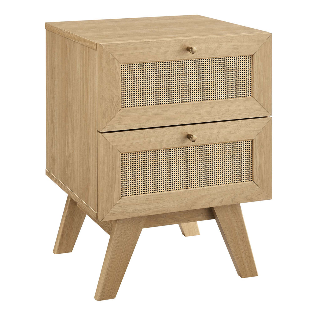 Soma 2-Drawer Nightstand - Oak