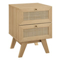 Soma 2-Drawer Nightstand - Oak
