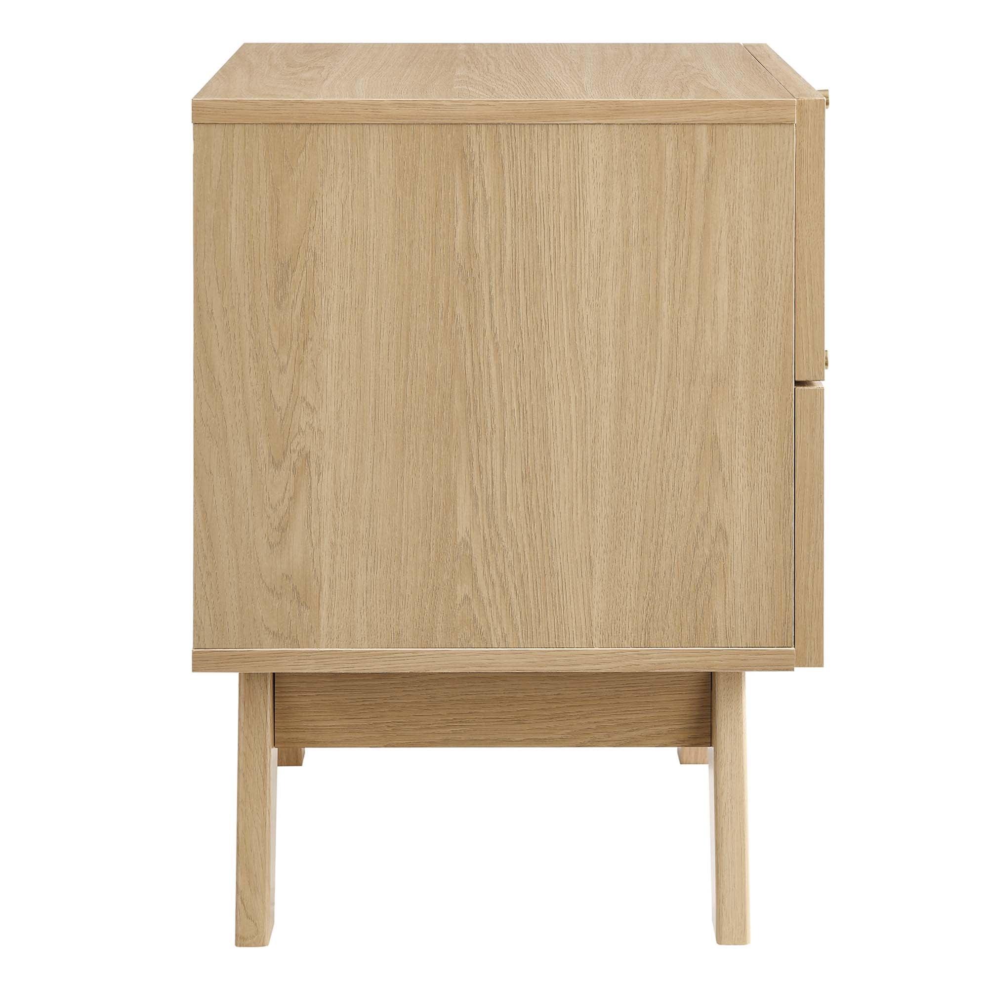 Soma 2-Drawer Nightstand - Oak