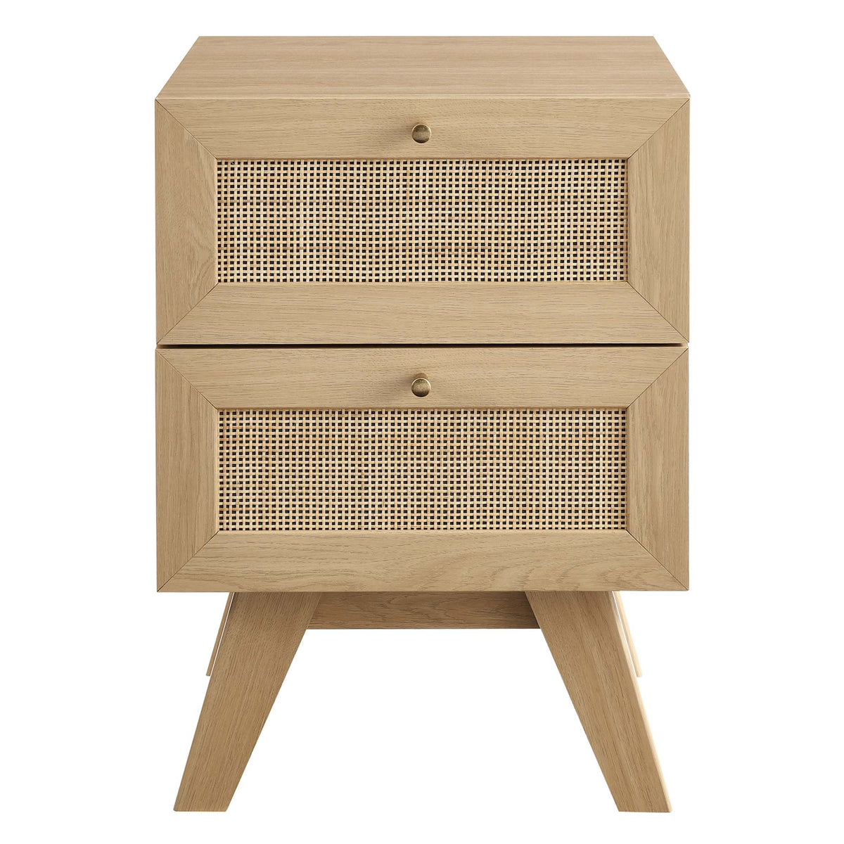 Soma 2-Drawer Nightstand - Oak
