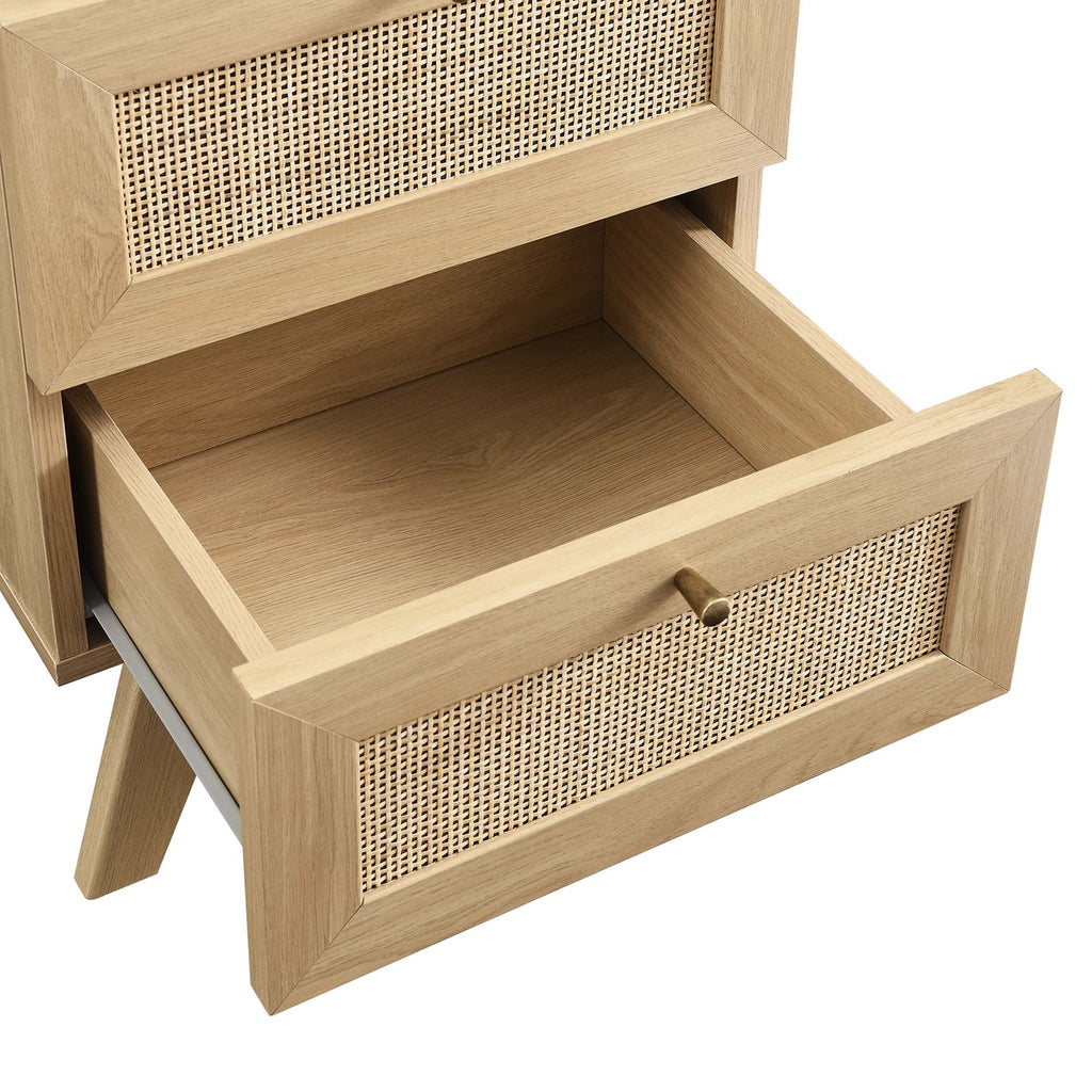 Soma 2-Drawer Nightstand - Oak