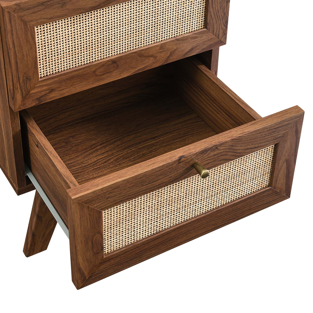 Soma 2-Drawer Nightstand - Walnut