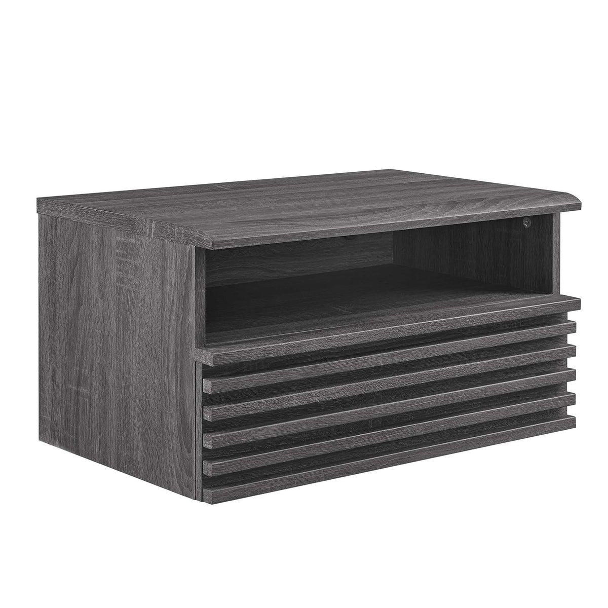 Render Wall-Mount Nightstand - Charcoal