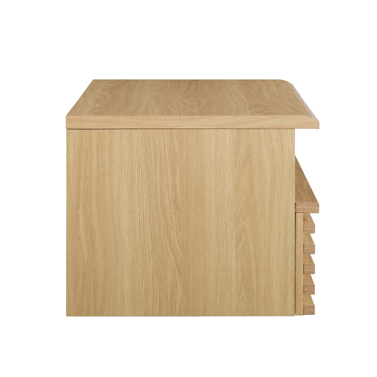 Render Wall-Mount Nightstand - Oak