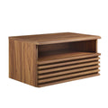 Render Wall-Mount Nightstand - Walnut