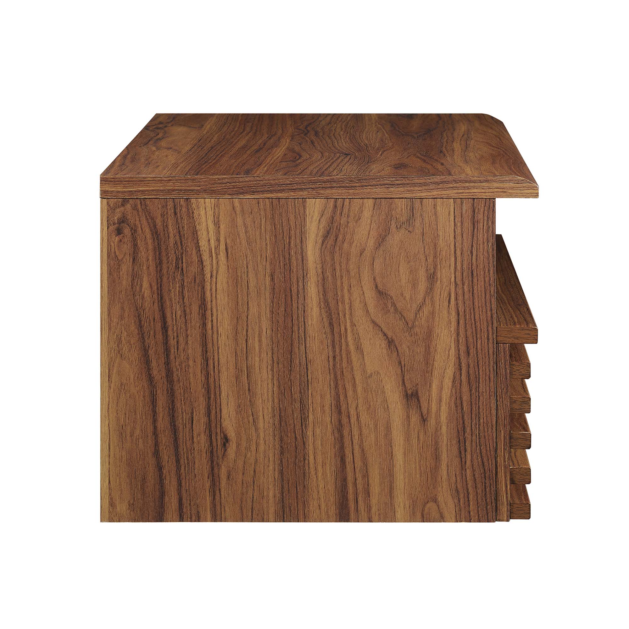 Render Wall-Mount Nightstand - Walnut