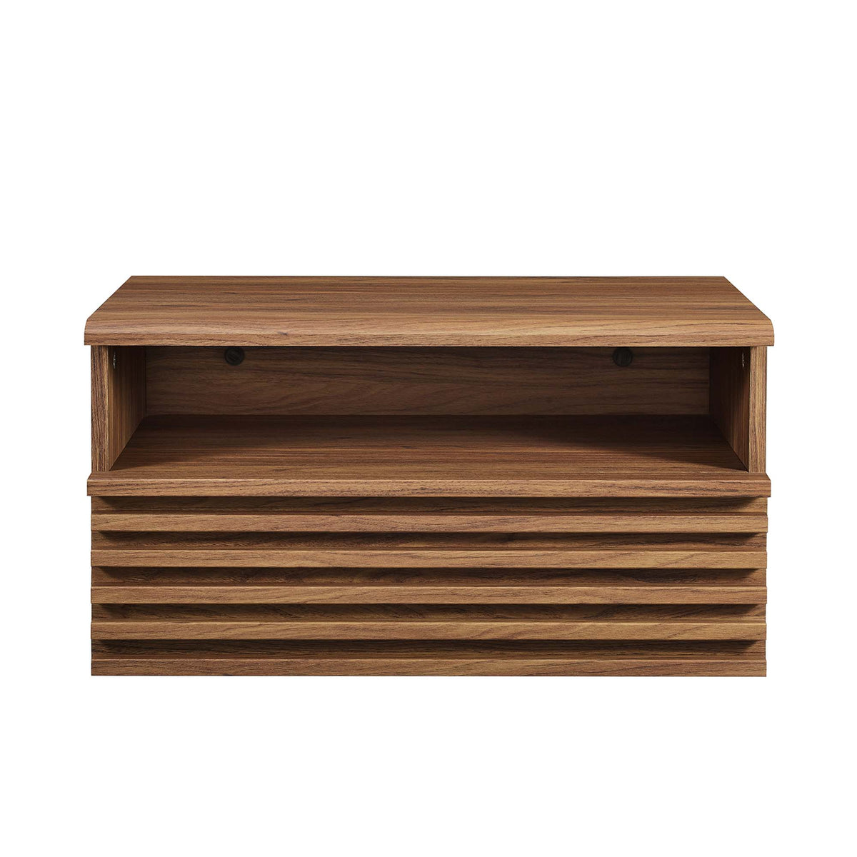 Render Wall-Mount Nightstand - Walnut
