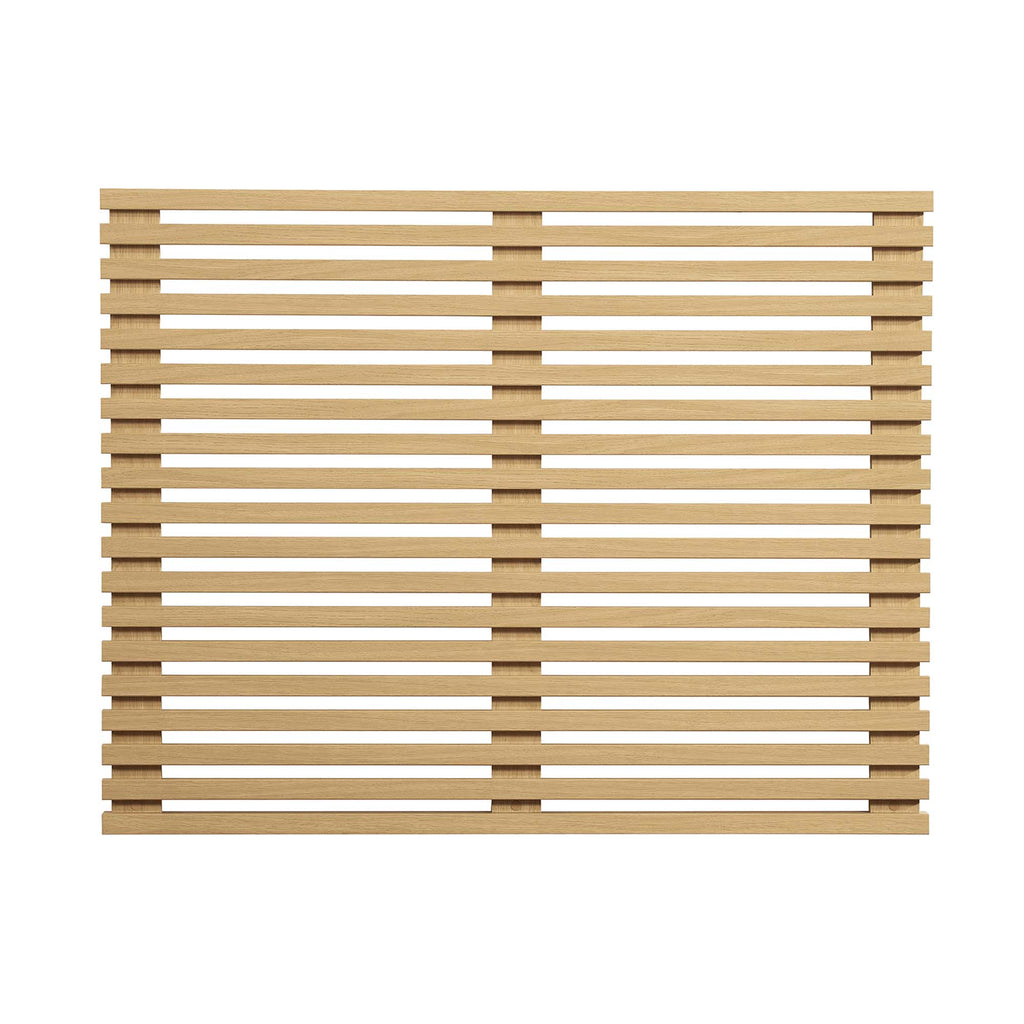 Render Wall Mount Twin Headboard - Oak