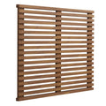 Render Wall Mount Twin Headboard - Walnut
