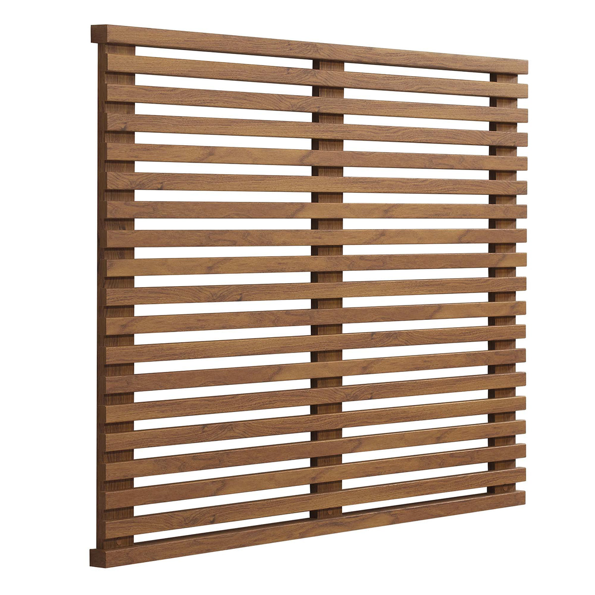 Render Wall Mount Twin Headboard - Walnut