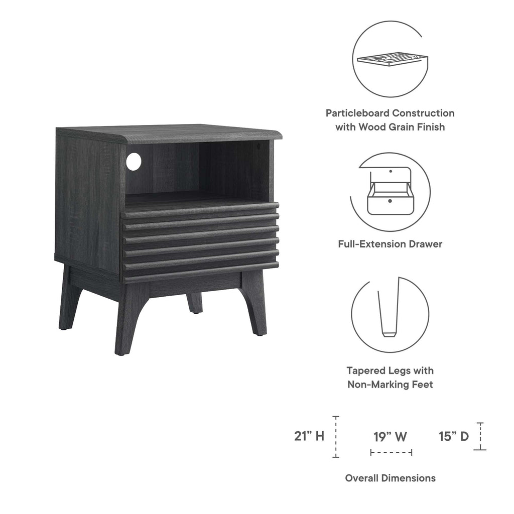 Render Nightstand - Charcoal (MOD-7070-CHA)