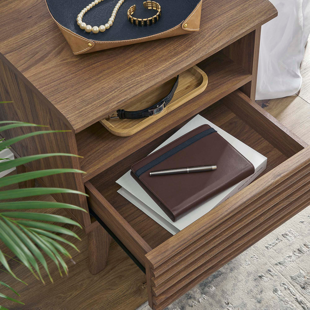 Render Nightstand - Walnut (MOD-7070-WAL)