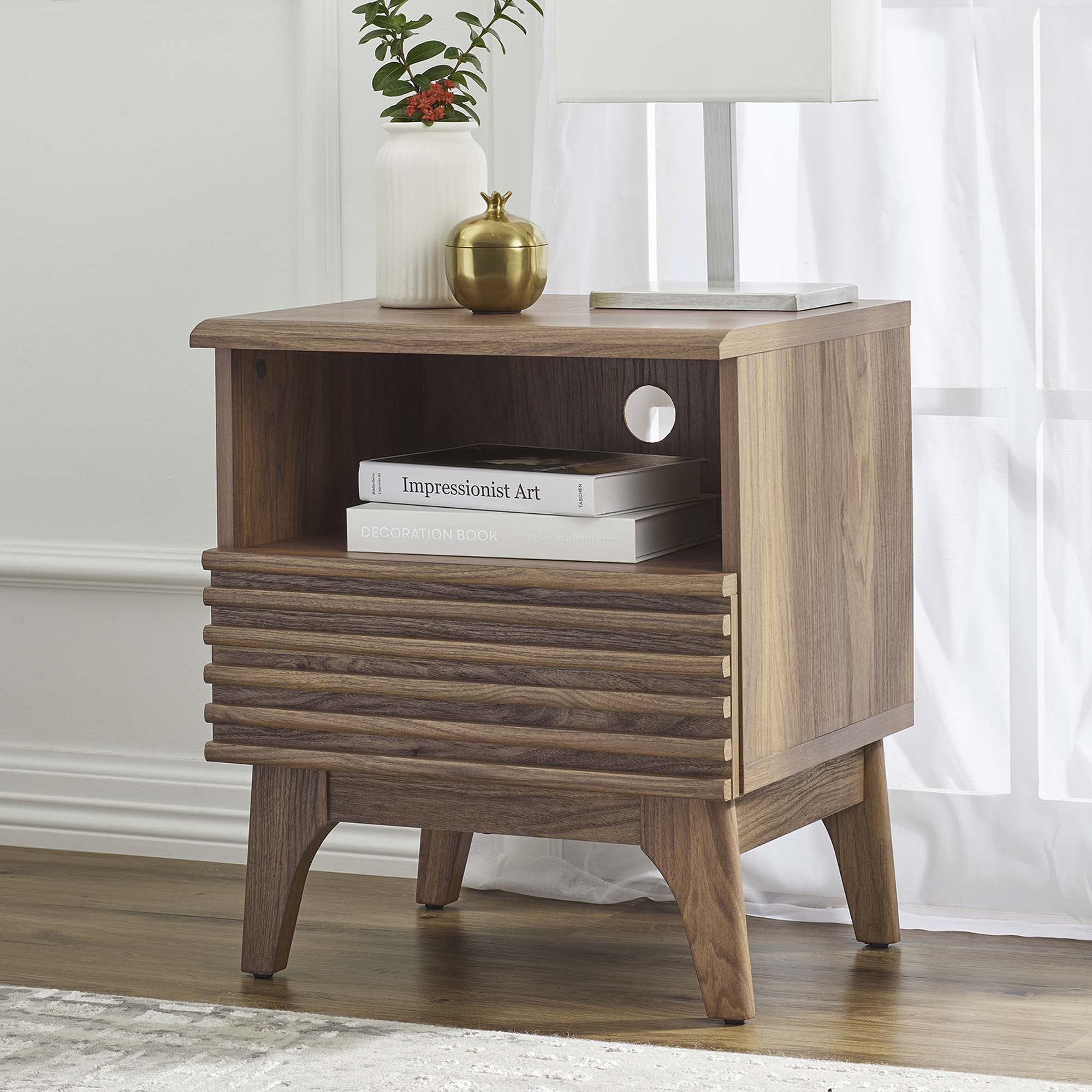 Render Nightstand - Walnut (MOD-7070-WAL)