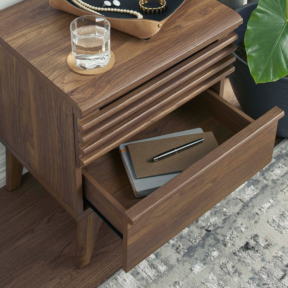 Render Nightstand - Walnut (MOD-7071-WAL)