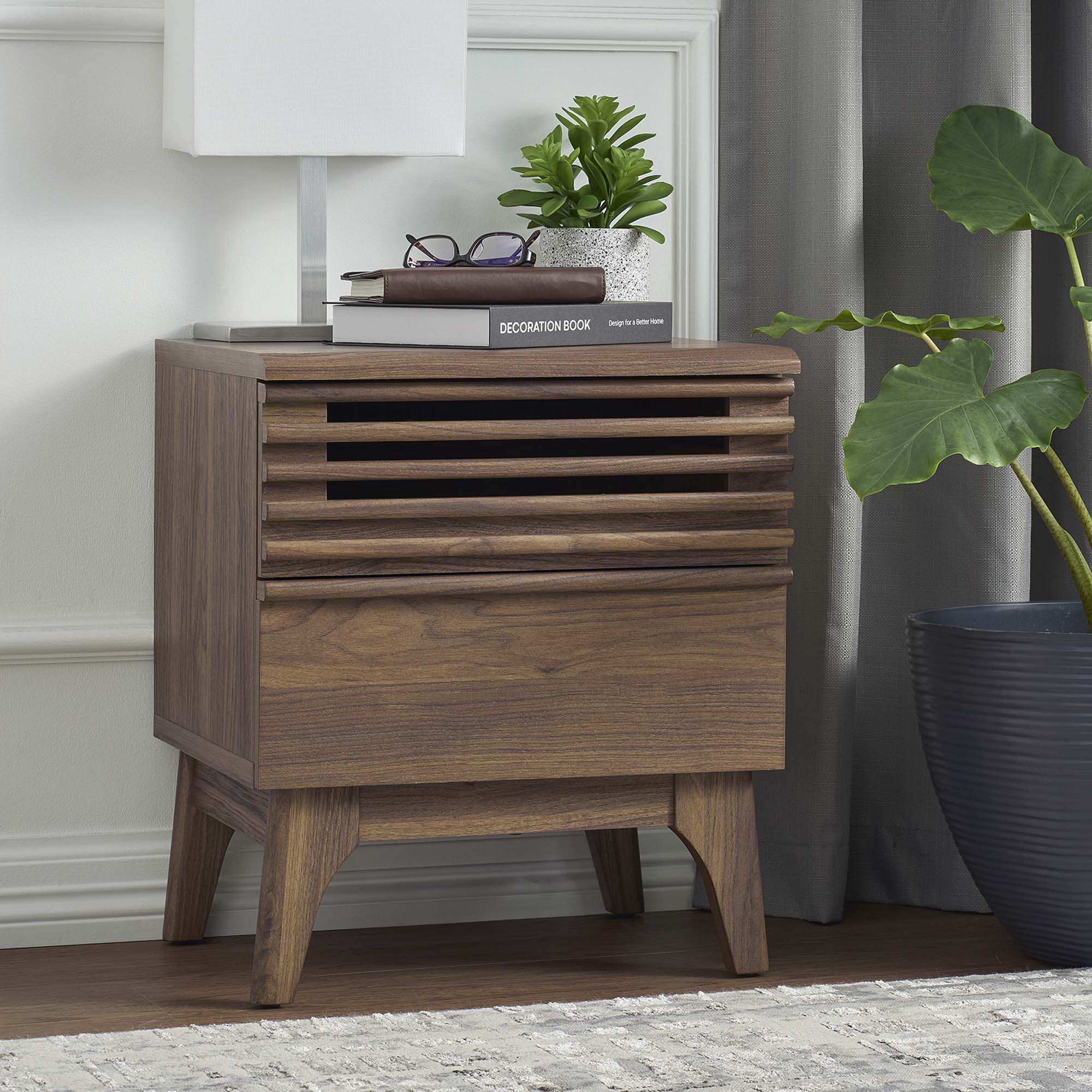 Render Nightstand - Walnut (MOD-7071-WAL)