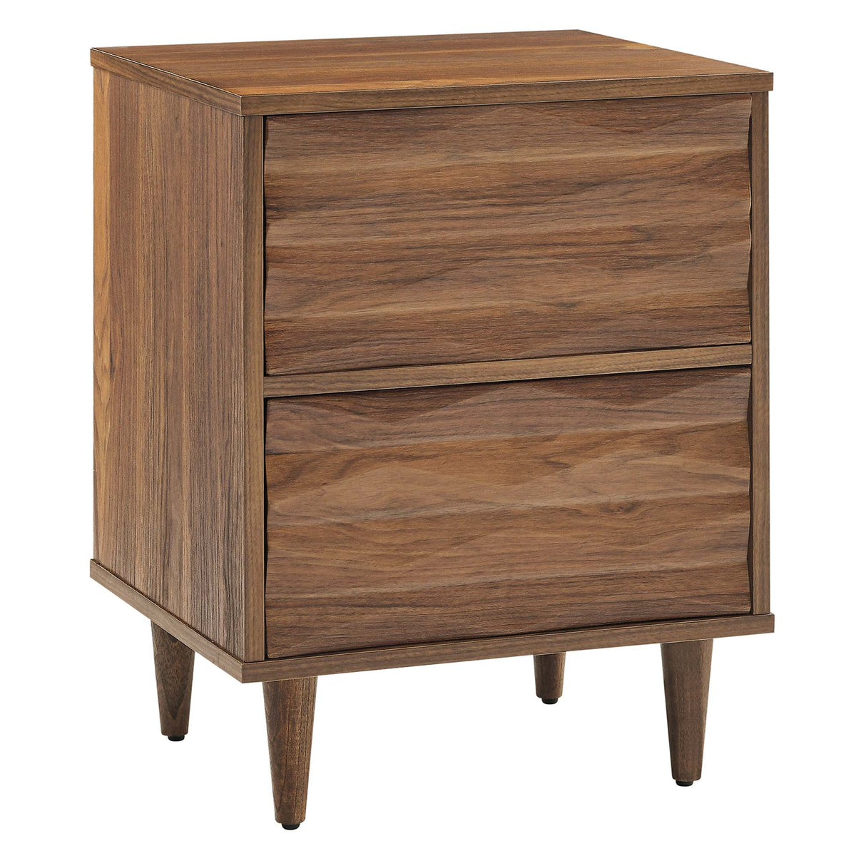 Vespera 2-Drawer Nightstand - Walnut