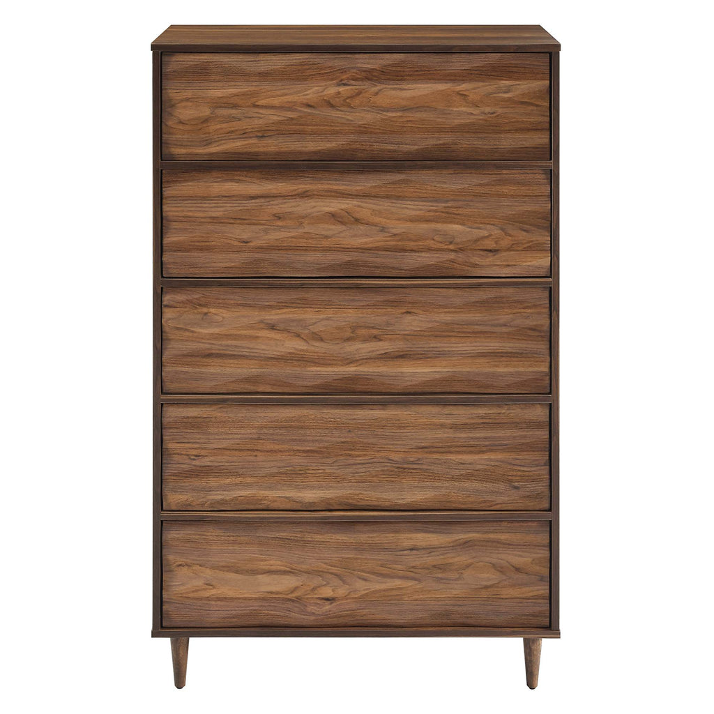 Vespera 5-Drawer Chest - Walnut