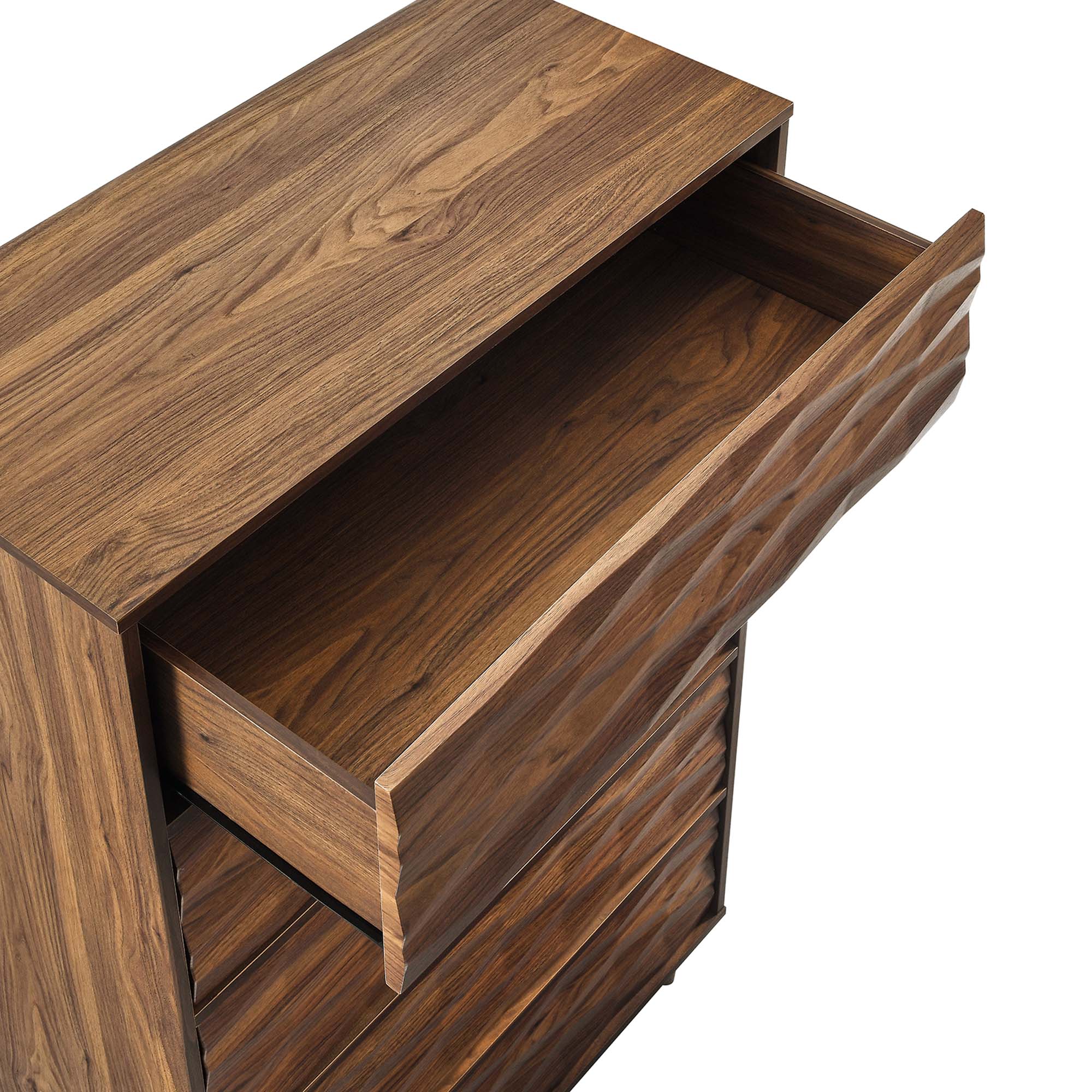 Vespera 5-Drawer Chest - Walnut