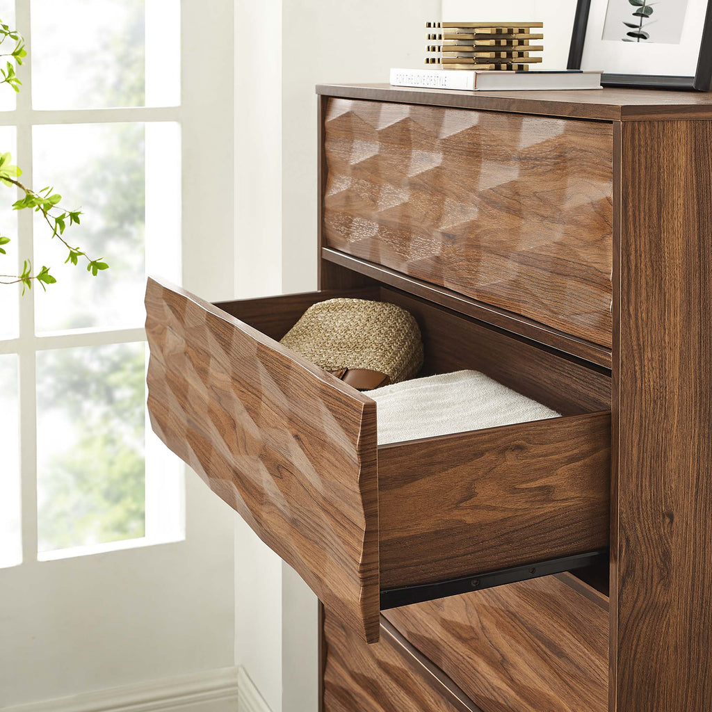 Vespera 5-Drawer Chest - Walnut