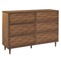 Vespera 6-Drawer Dresser - Walnut