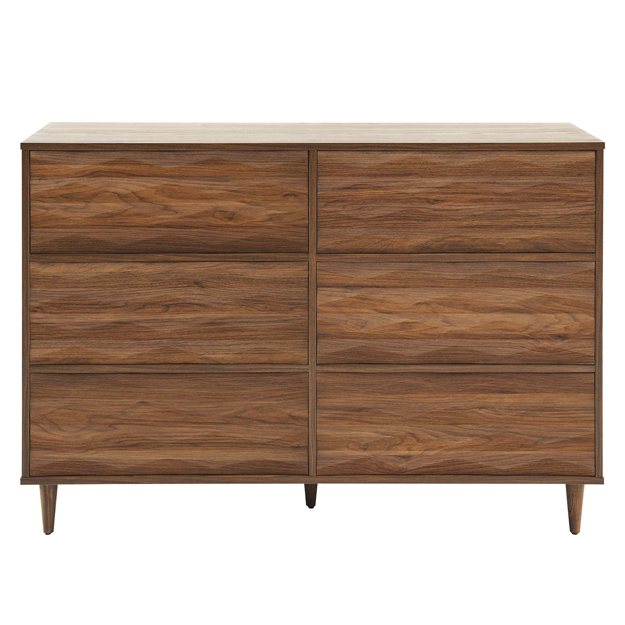 Vespera 6-Drawer Dresser - Walnut