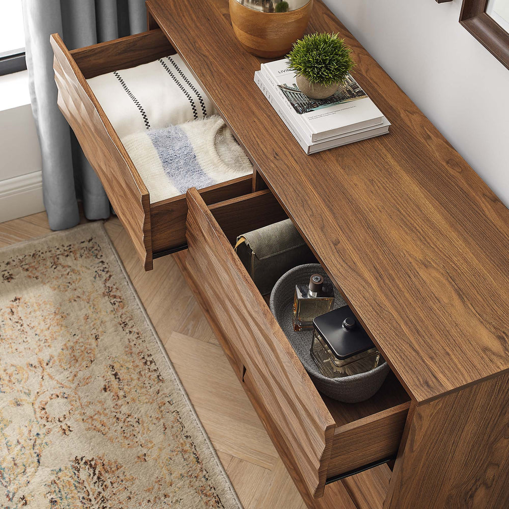 Vespera 6-Drawer Dresser - Walnut