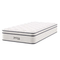 Jenna 12" Innerspring and Foam Twin Mattress - White