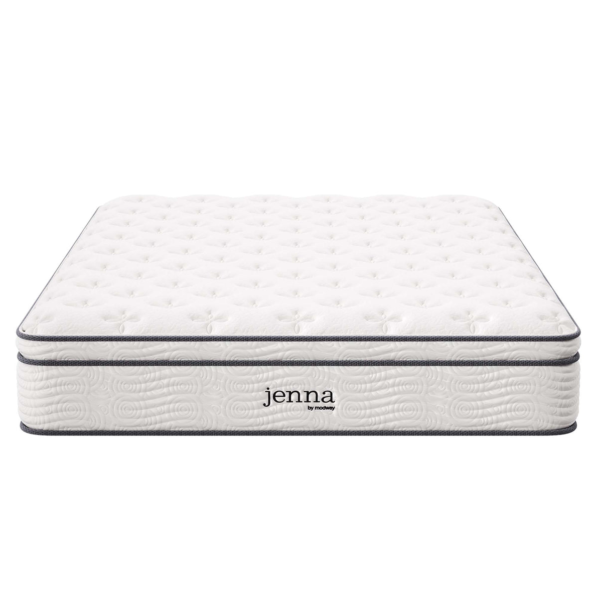 Jenna 12" Innerspring and Foam California King Mattress - White