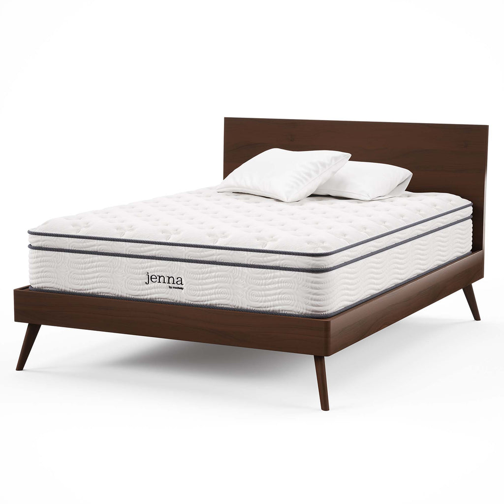 Jenna 12" Innerspring and Foam California King Mattress - White