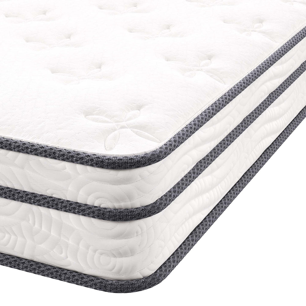 Jenna 6" Innerspring and Foam Narrow Twin Mattress - White