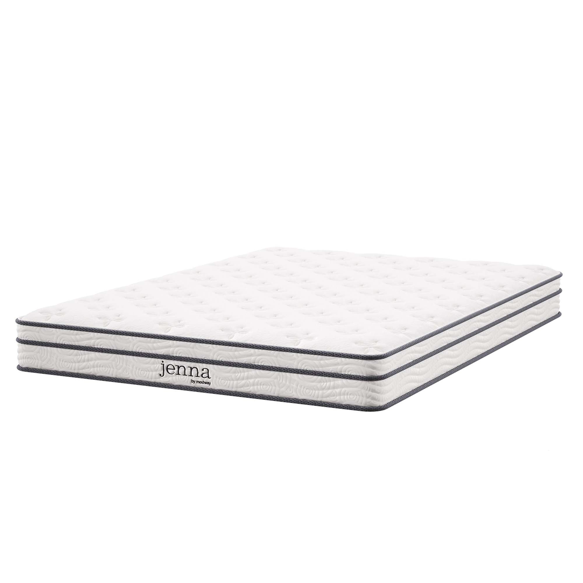 Jenna 6" Innerspring and Foam Full Mattress - White