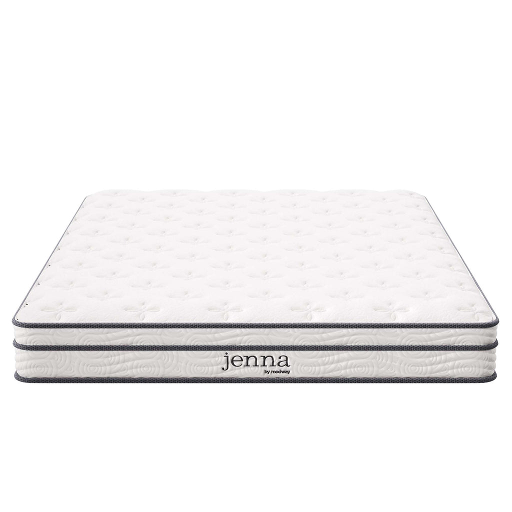 Jenna 6" Innerspring and Foam Full Mattress - White