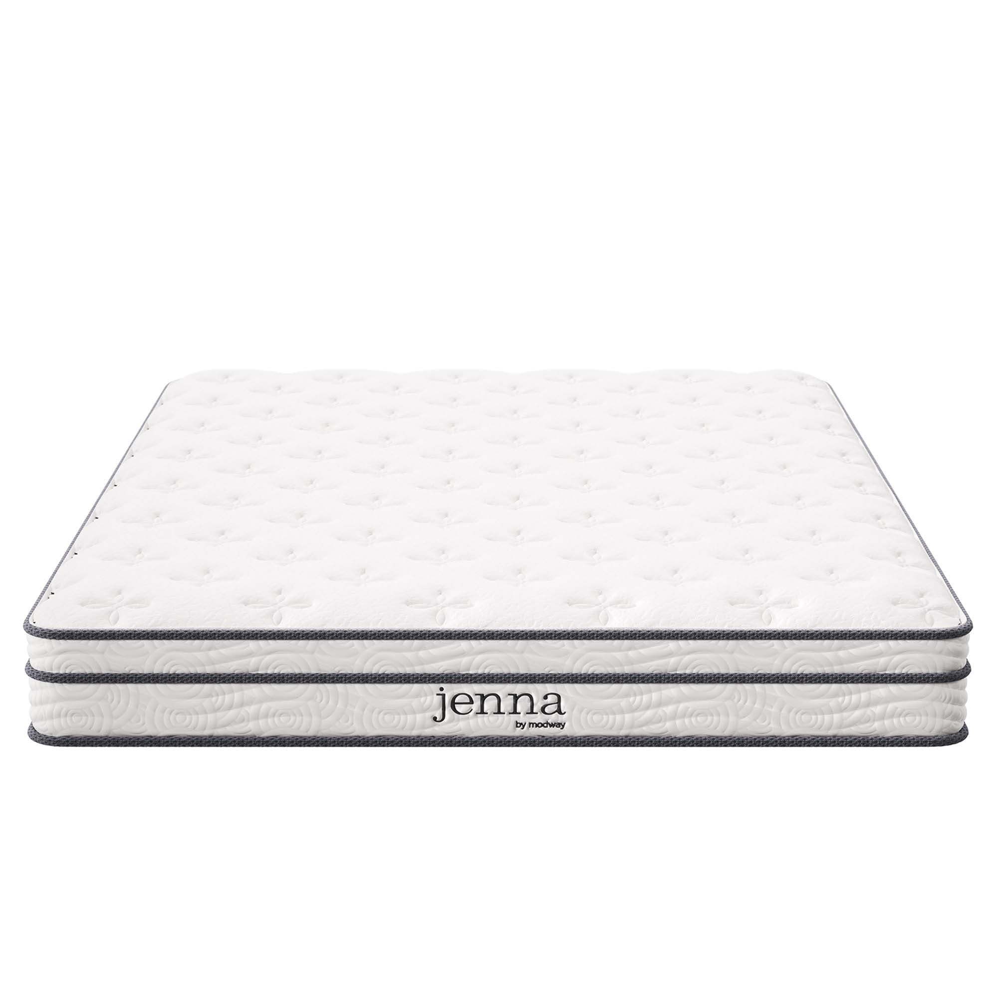 Jenna 6" Innerspring and Foam Full Mattress - White